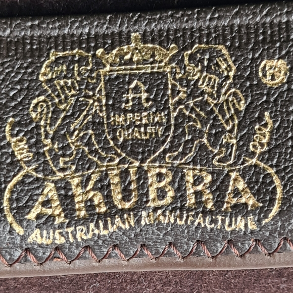 #22 AKUBRA Brown BOBBY Classic Western Style Wide Brim Hat 57cm Made in Aus - Picture 11 of 15